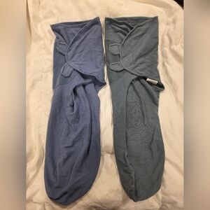 Blue and Green Swaddles